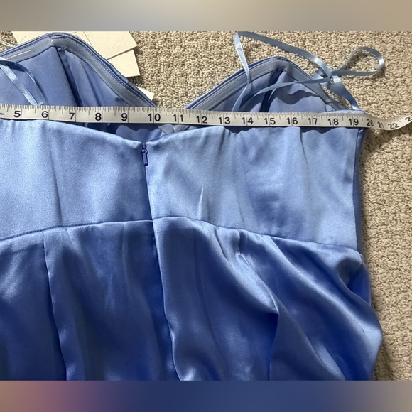 Mac Duggal Strapless Sky Blue Dress - Picture 7 of 10